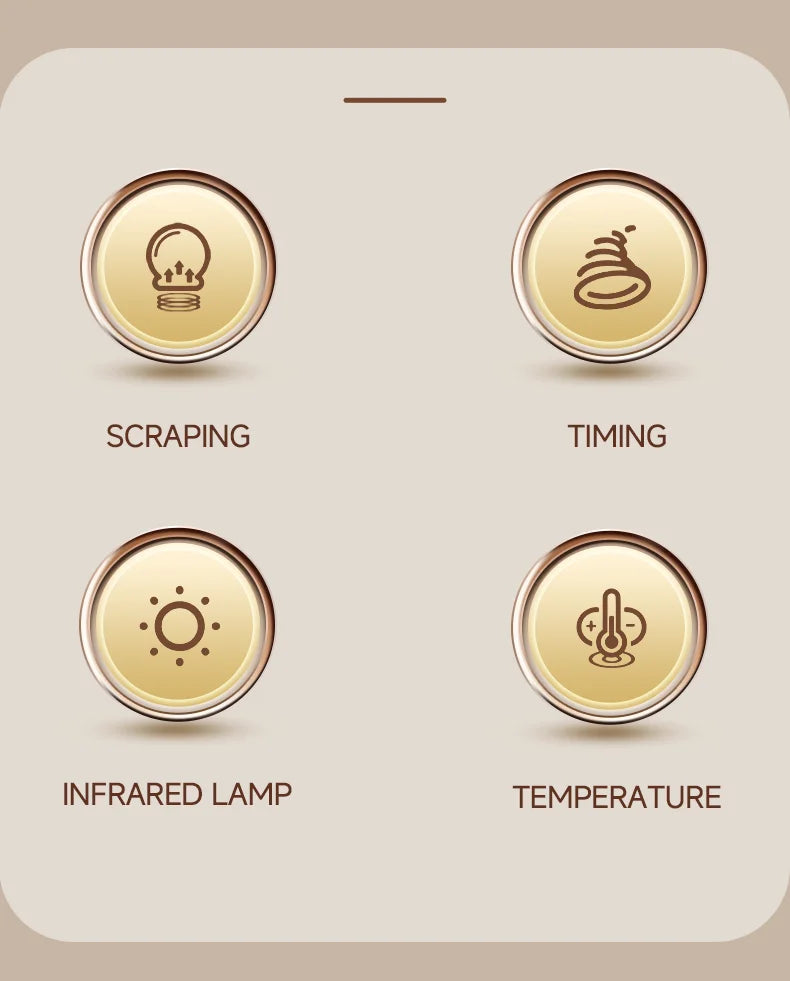 Electric Cupping Massager Vacuum Suction Anti Cellulite Beauty Health Scraping Infrared Heat Body Slimming Massage