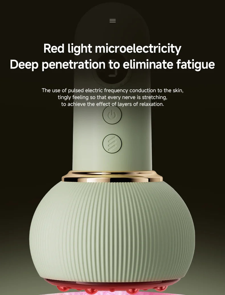 Electric Cupping Massager Vacuum Suction Anti Cellulite Beauty Health Scraping Infrared Heat Body Slimming Massage