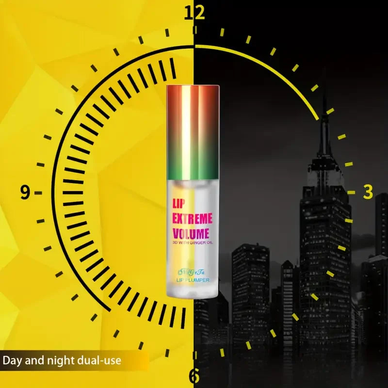1/2Pcs Ginger And Mint Lip Plumper Oil Radiant,Plumping Lip Volumizing Serum