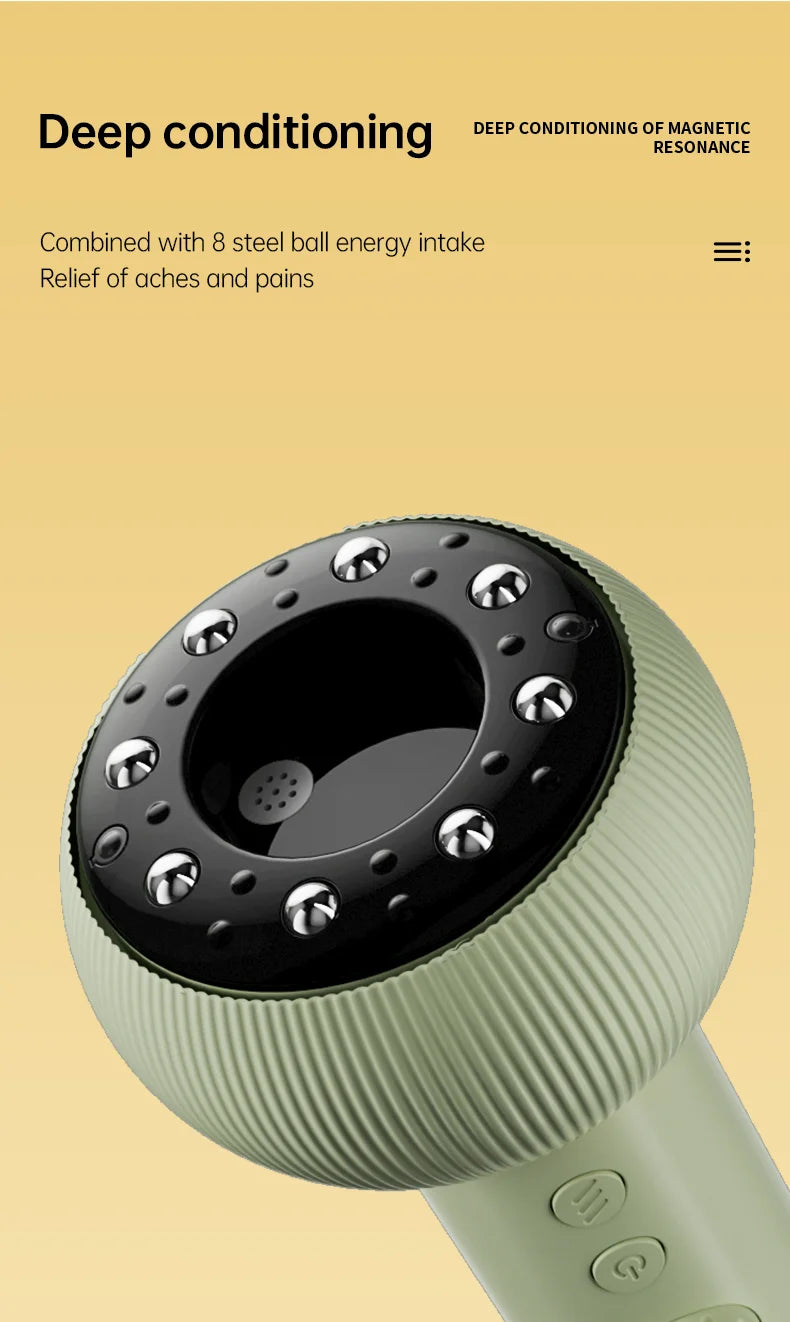 Electric Cupping Massager Vacuum Suction Anti Cellulite Beauty Health Scraping Infrared Heat Body Slimming Massage