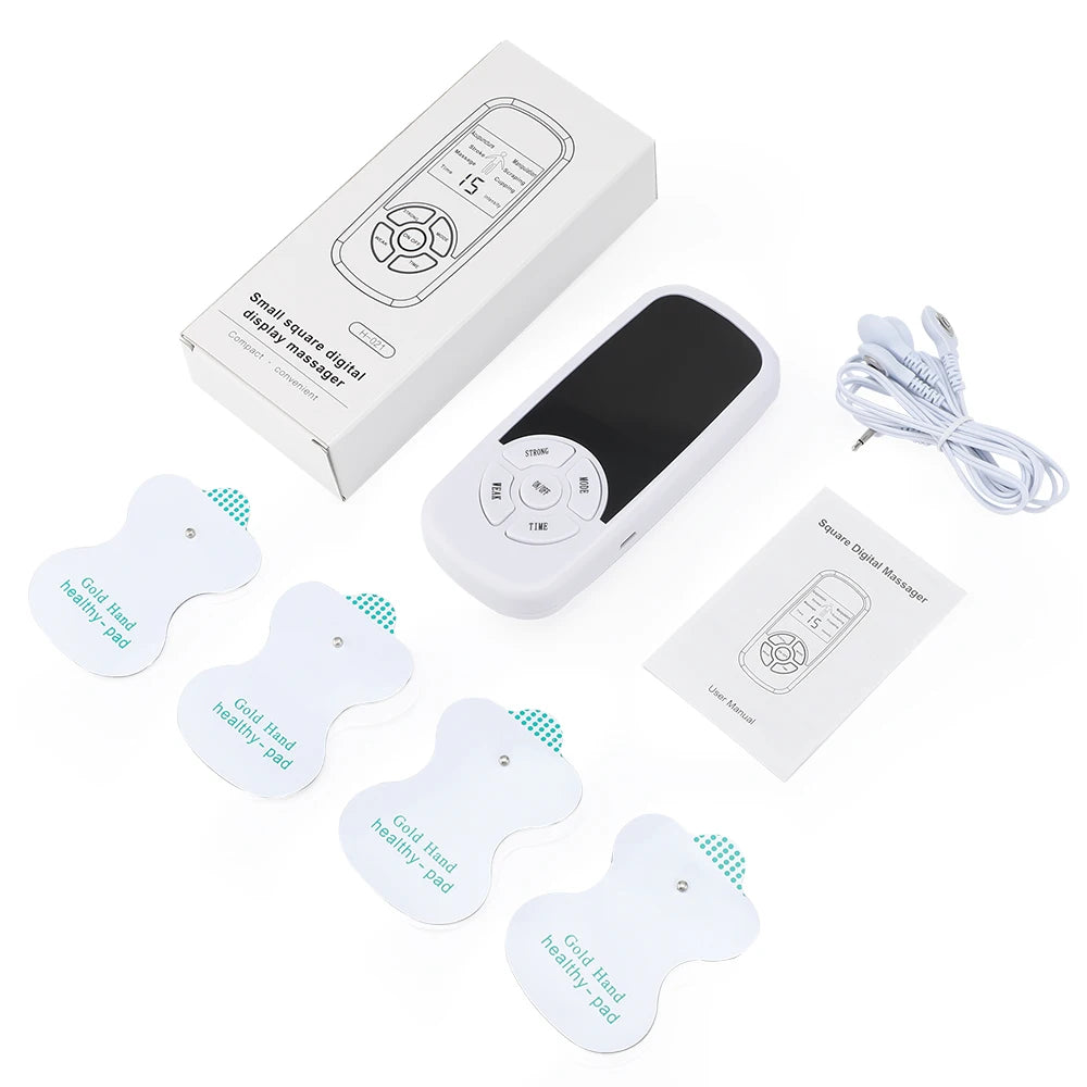 EMS Electric Muscle Therapy Stimulator 6 Modes Tens Unit Machine Meridian Physiotherapy Pulse Abdominal Prostate Body Massager