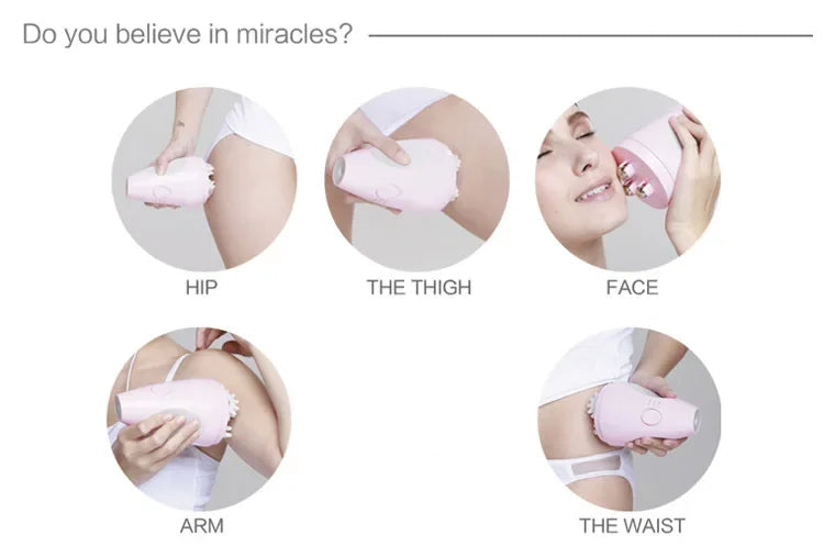 Cellulite Massager for Body Slimming Electric Massagers for Belly Slimming Belt Back Massager Losing Weight Belt